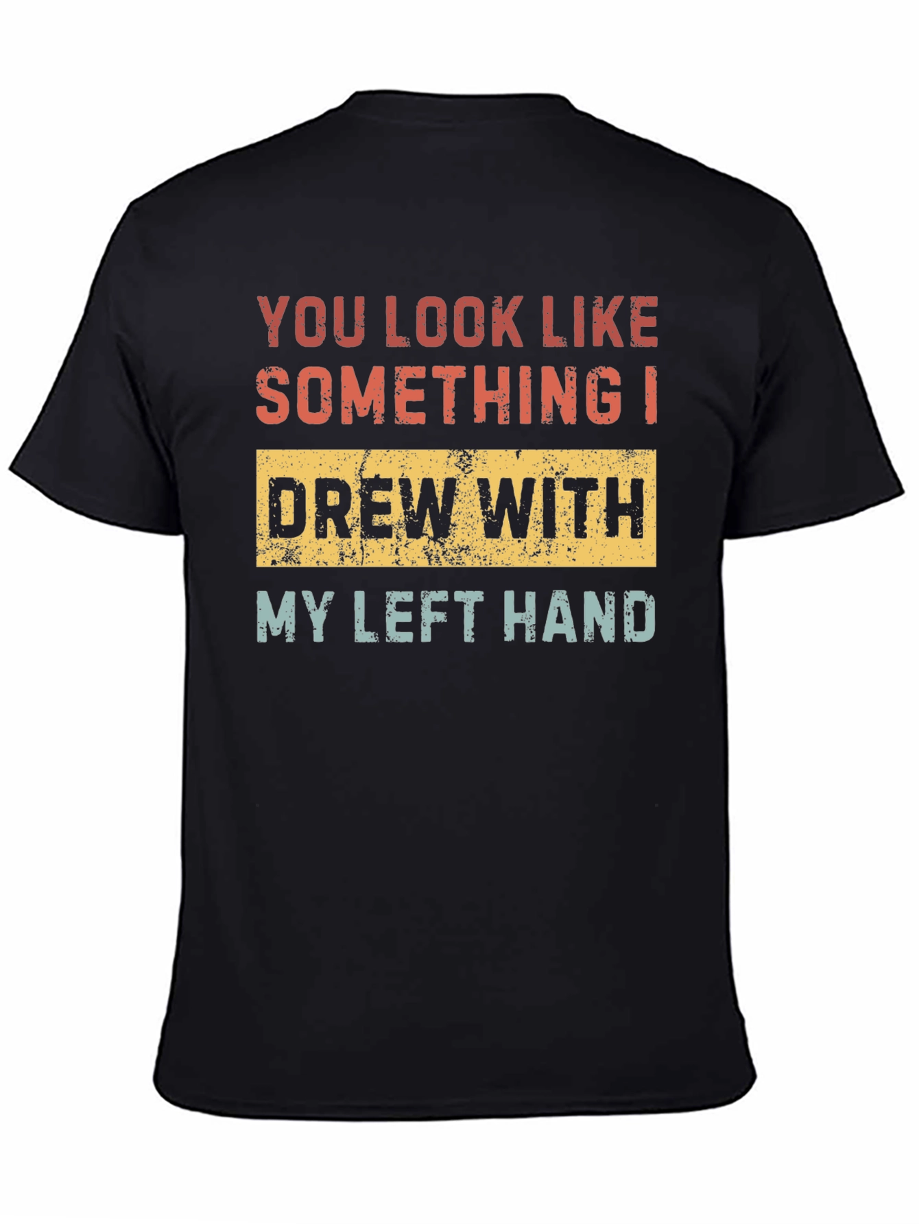 Camiseta con Frase Divertida: Dibujado con la Izquierda