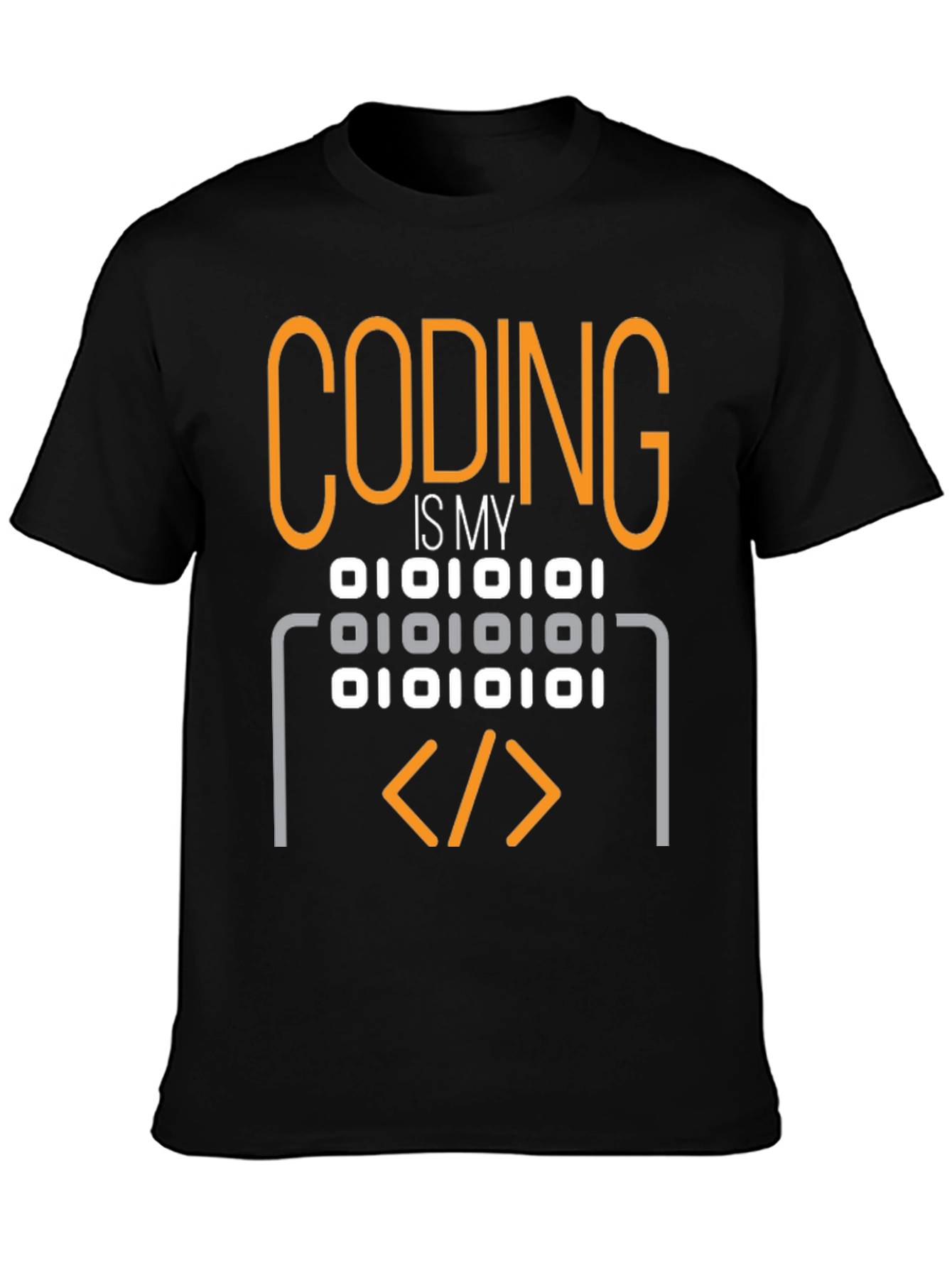 Camiseta Coding is My: Diseño Binario para Programadores