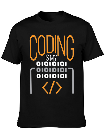 Camiseta Coding is My: Diseño Binario para Programadores