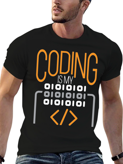 Camiseta Coding is My: Diseño Binario para Programadores