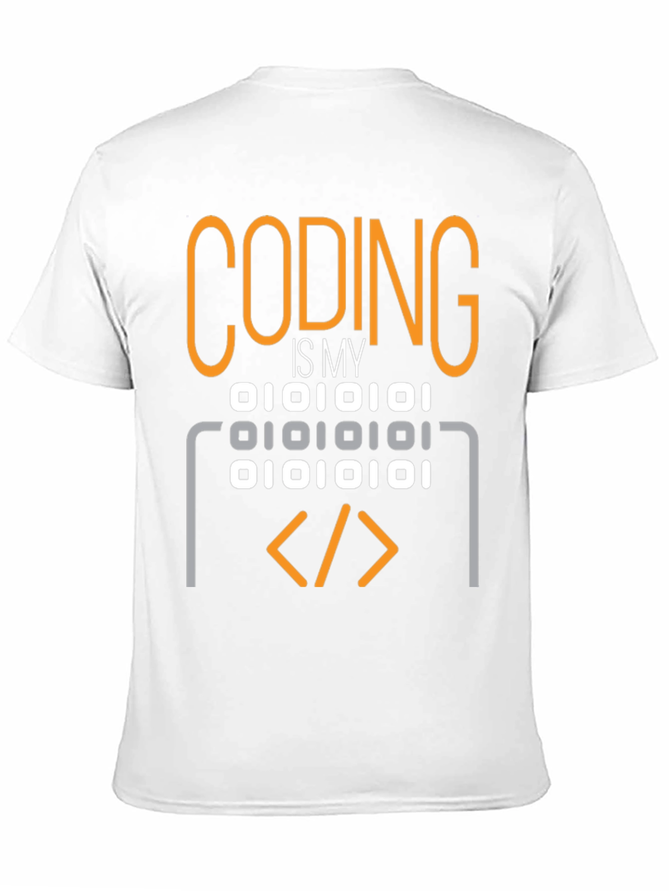 Camiseta Coding is My: Diseño Binario para Programadores