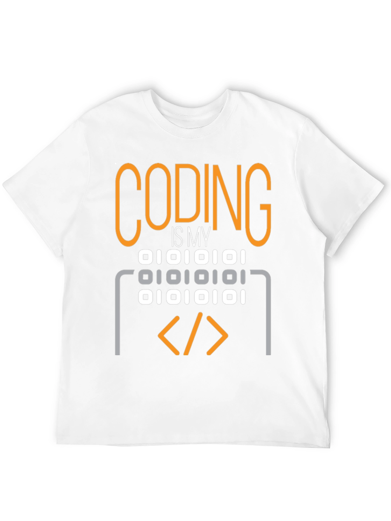 Camiseta Coding is My: Diseño Binario para Programadores