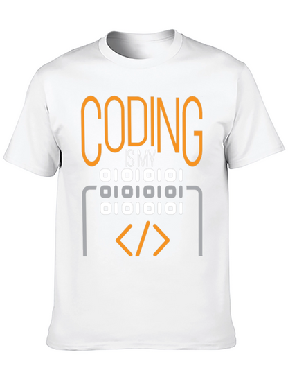Camiseta Coding is My: Diseño Binario para Programadores
