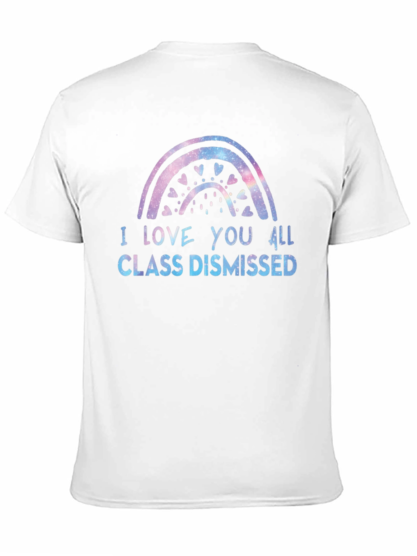 Camiseta Negra I Love You All Class Dismissed