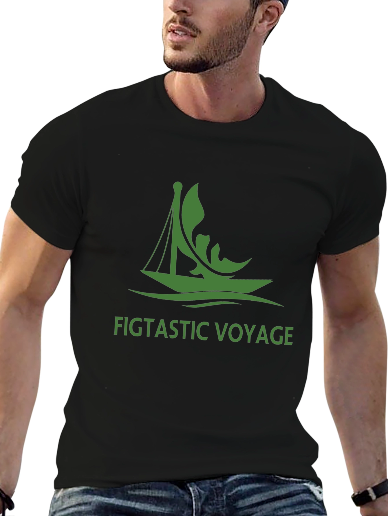 Camiseta Negra: Figtastic Voyage