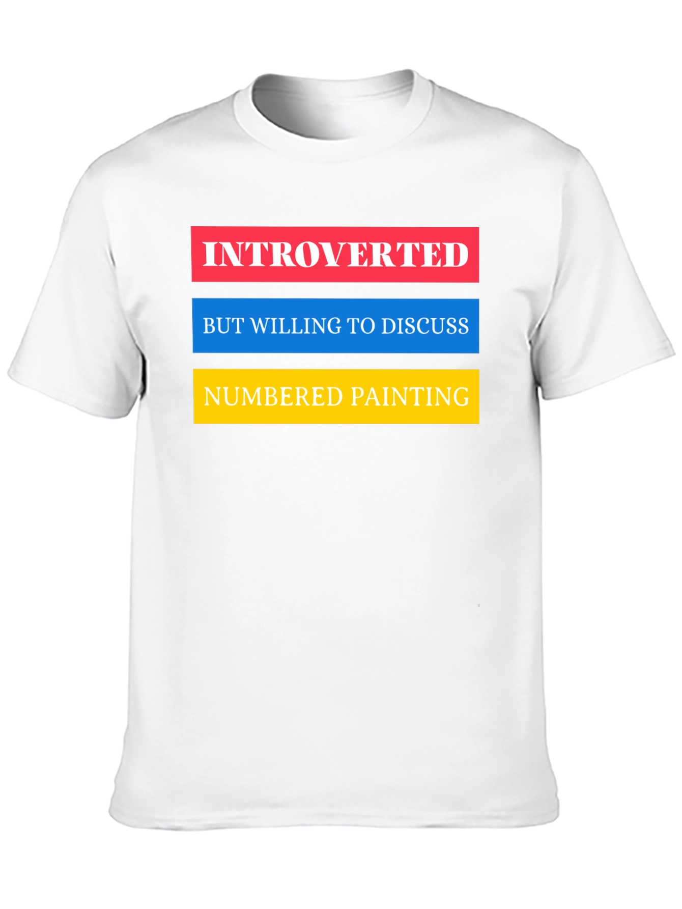 Camiseta Introvertido - Arte Numerado