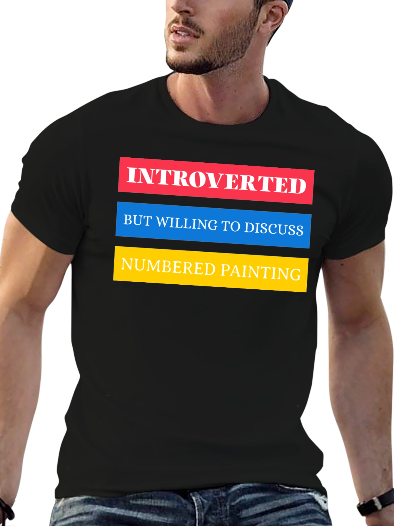 Camiseta Introvertido - Arte Numerado