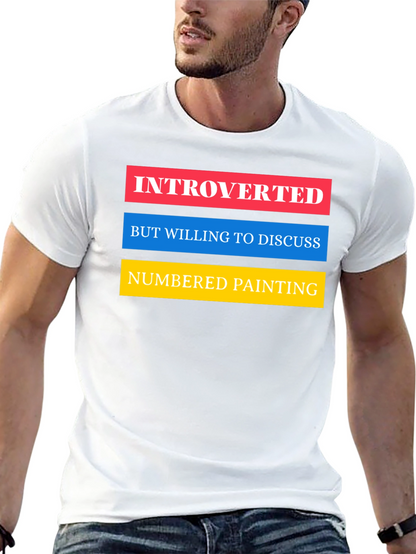 Camiseta Introvertido - Arte Numerado