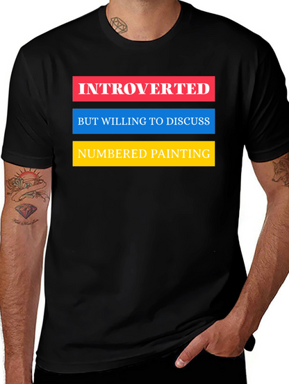 Camiseta Introvertido - Arte Numerado