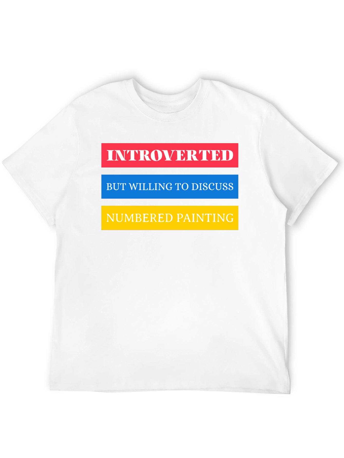 Camiseta Introvertido - Arte Numerado
