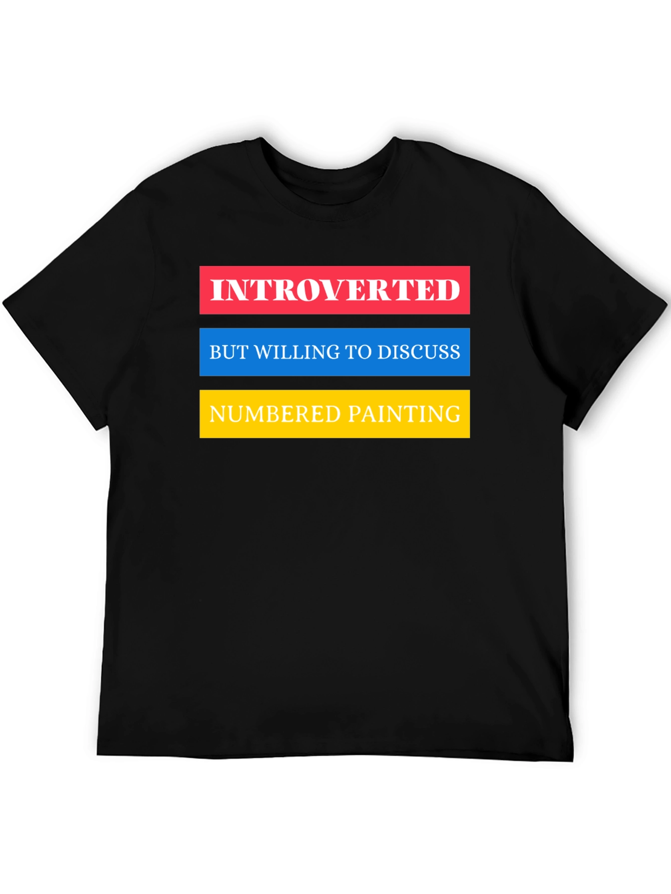Camiseta Introvertido - Arte Numerado
