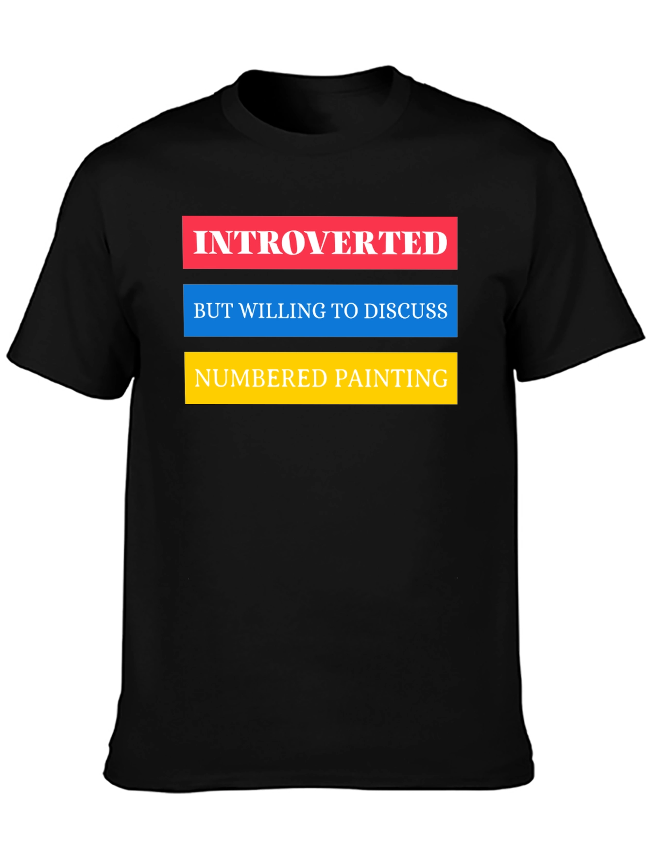 Camiseta Introvertido - Arte Numerado