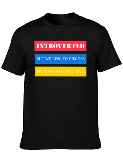 Camiseta Introvertido - Arte Numerado