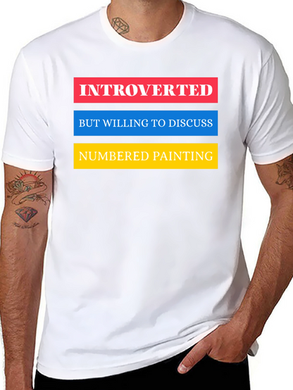 Camiseta Introvertido - Arte Numerado
