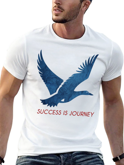 Camiseta Negra: Pájaro Azul y Mensaje Inspirador