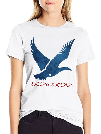 Camiseta Negra: Pájaro Azul y Mensaje Inspirador