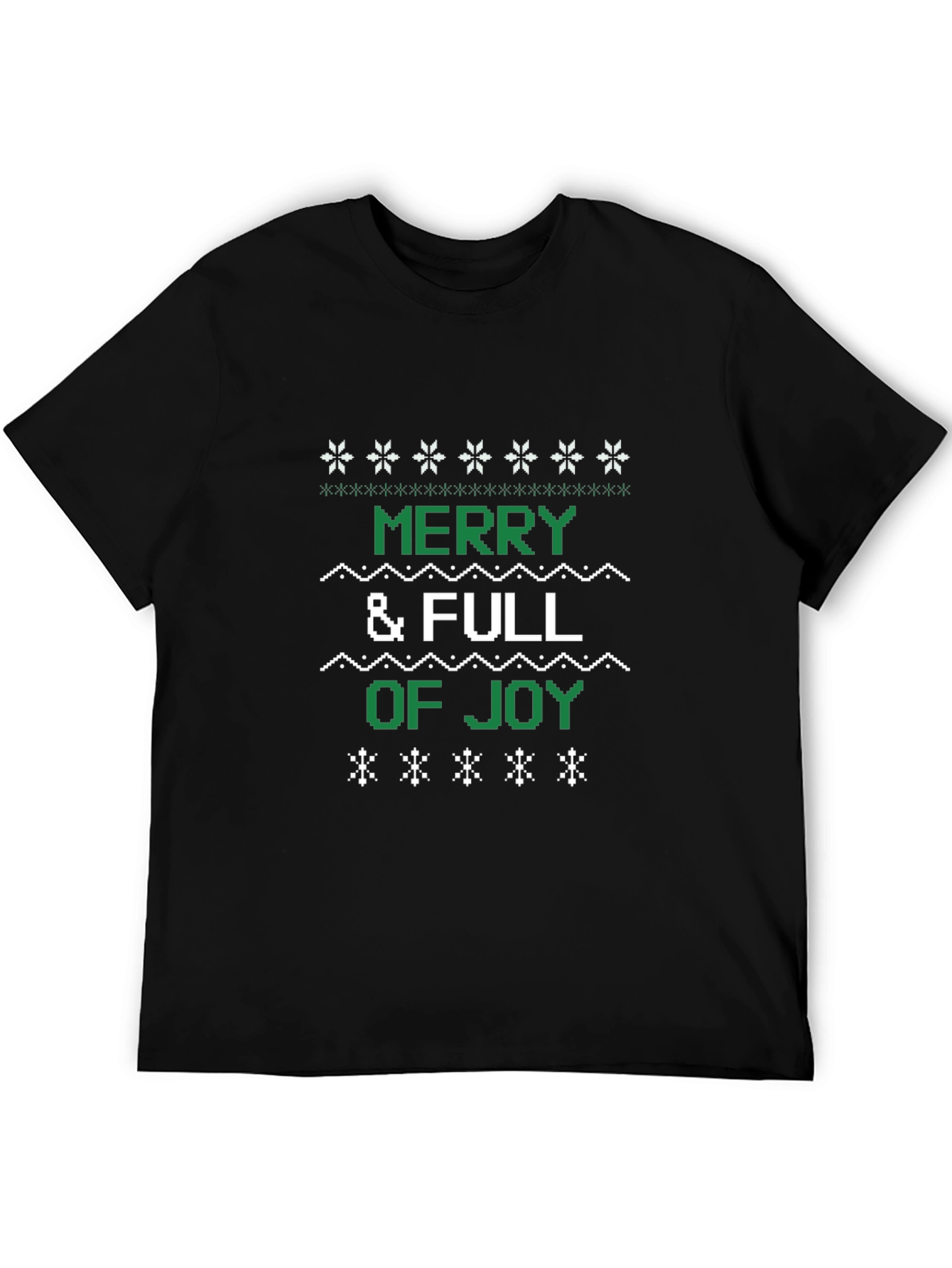Camiseta Navideña Merry & Full of Joy