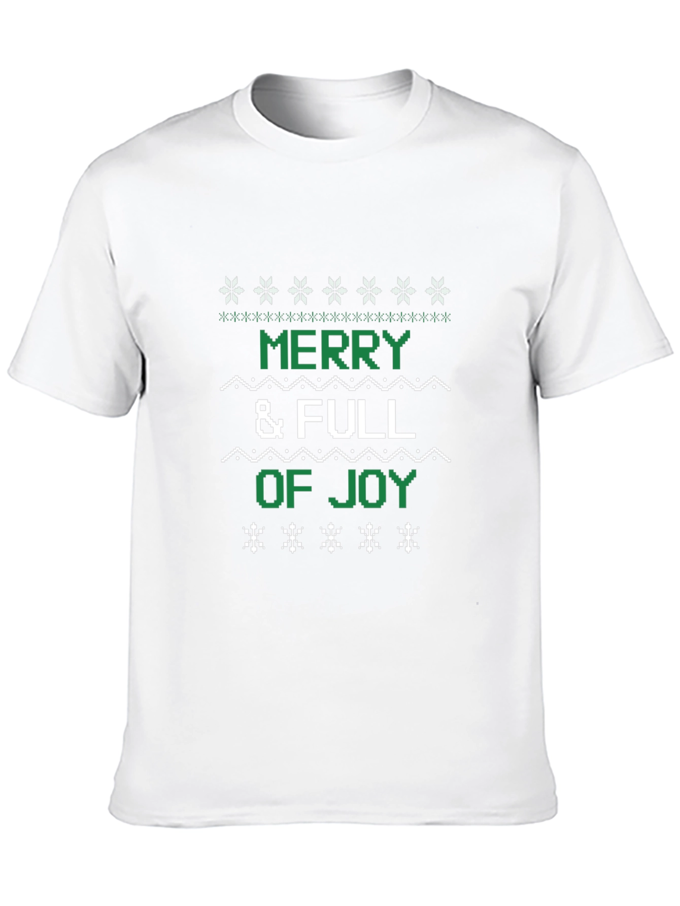 Camiseta Navideña Merry & Full of Joy