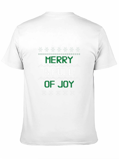 Camiseta Navideña Merry & Full of Joy