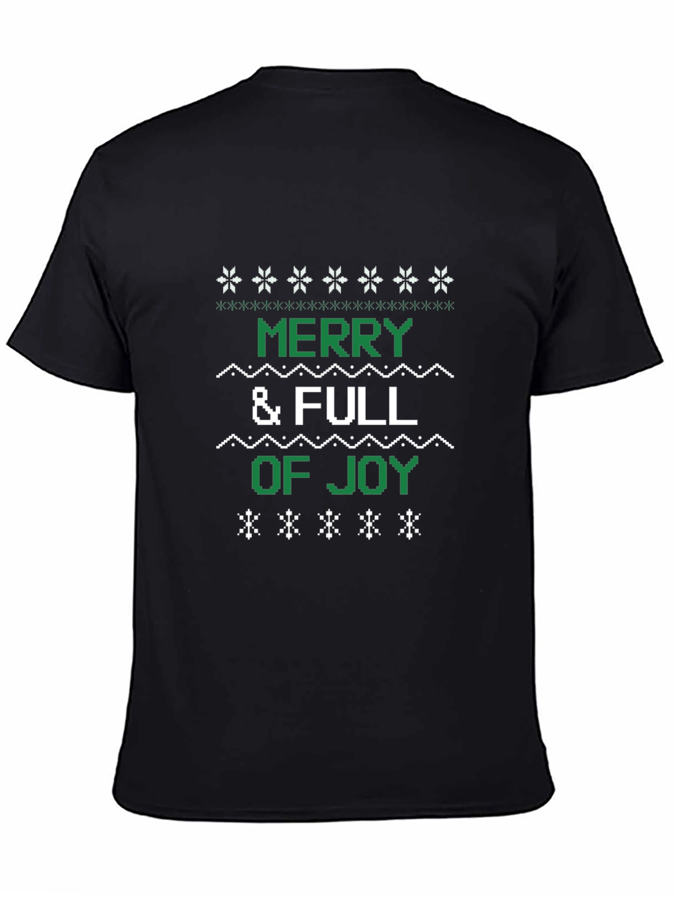 Camiseta Navideña Merry & Full of Joy