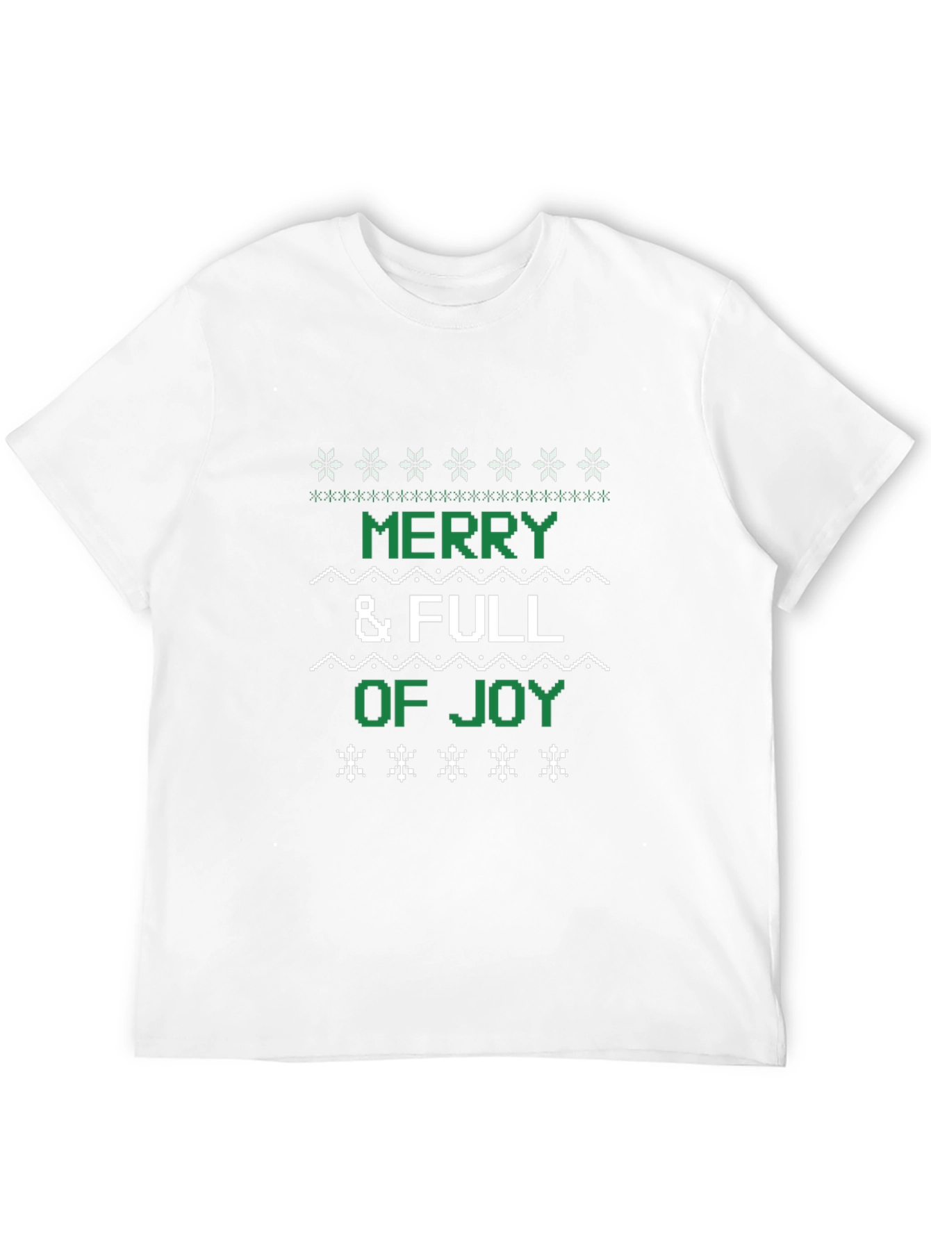 Camiseta Navideña Merry & Full of Joy
