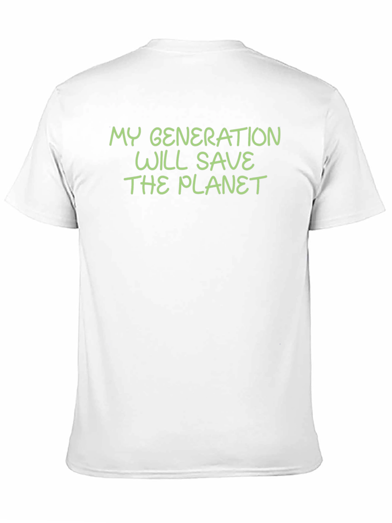 Camiseta Negra: Mi Generación Salvará El Planeta