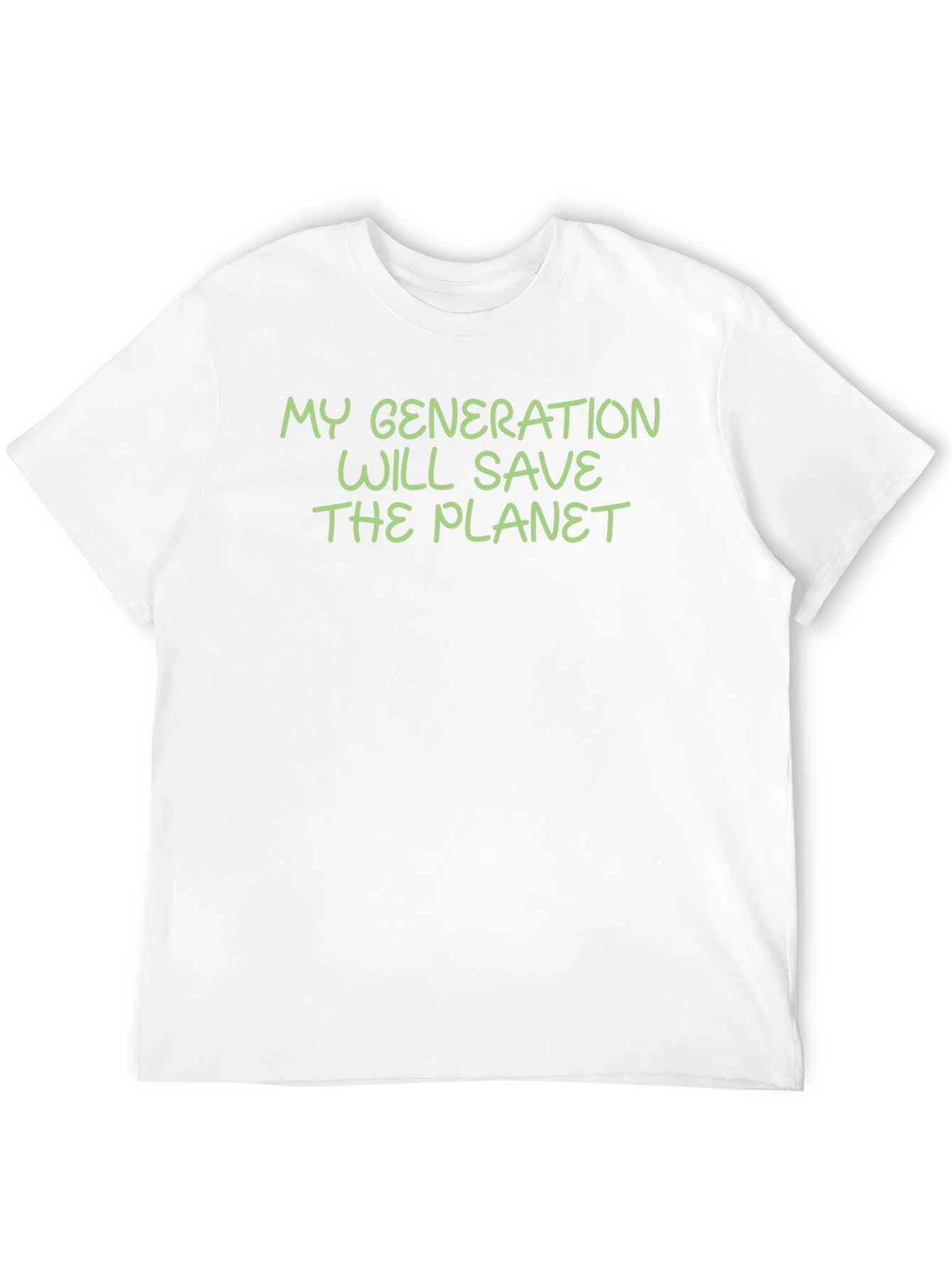 Camiseta Negra: Mi Generación Salvará El Planeta