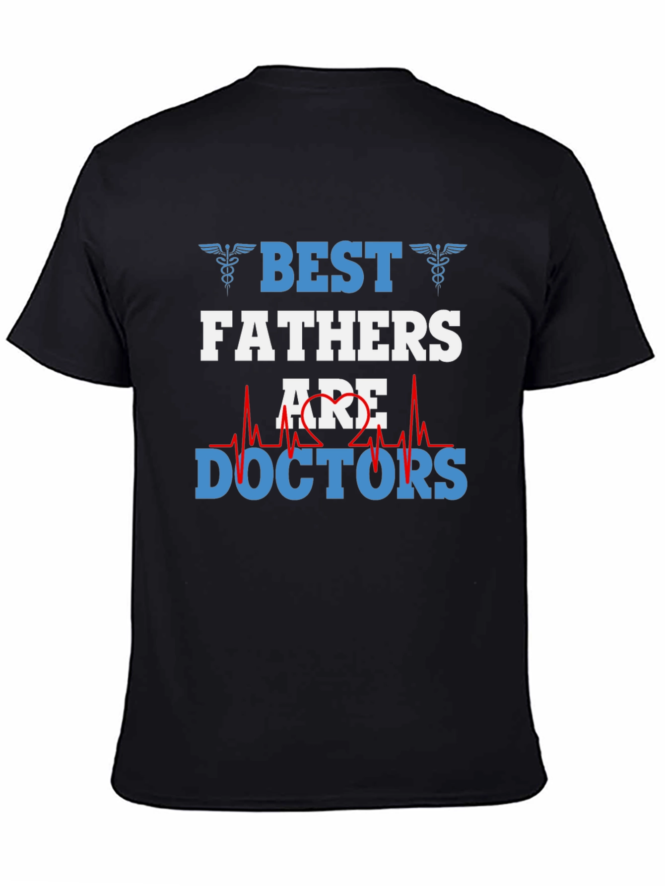 Camiseta Negra Mejores Padres son Doctores