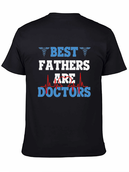 Camiseta Negra Mejores Padres son Doctores