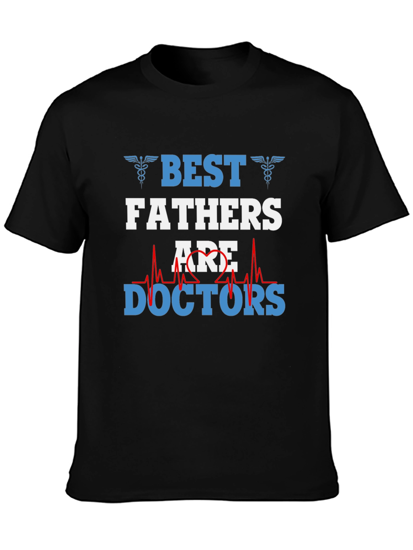 Camiseta Negra Mejores Padres son Doctores