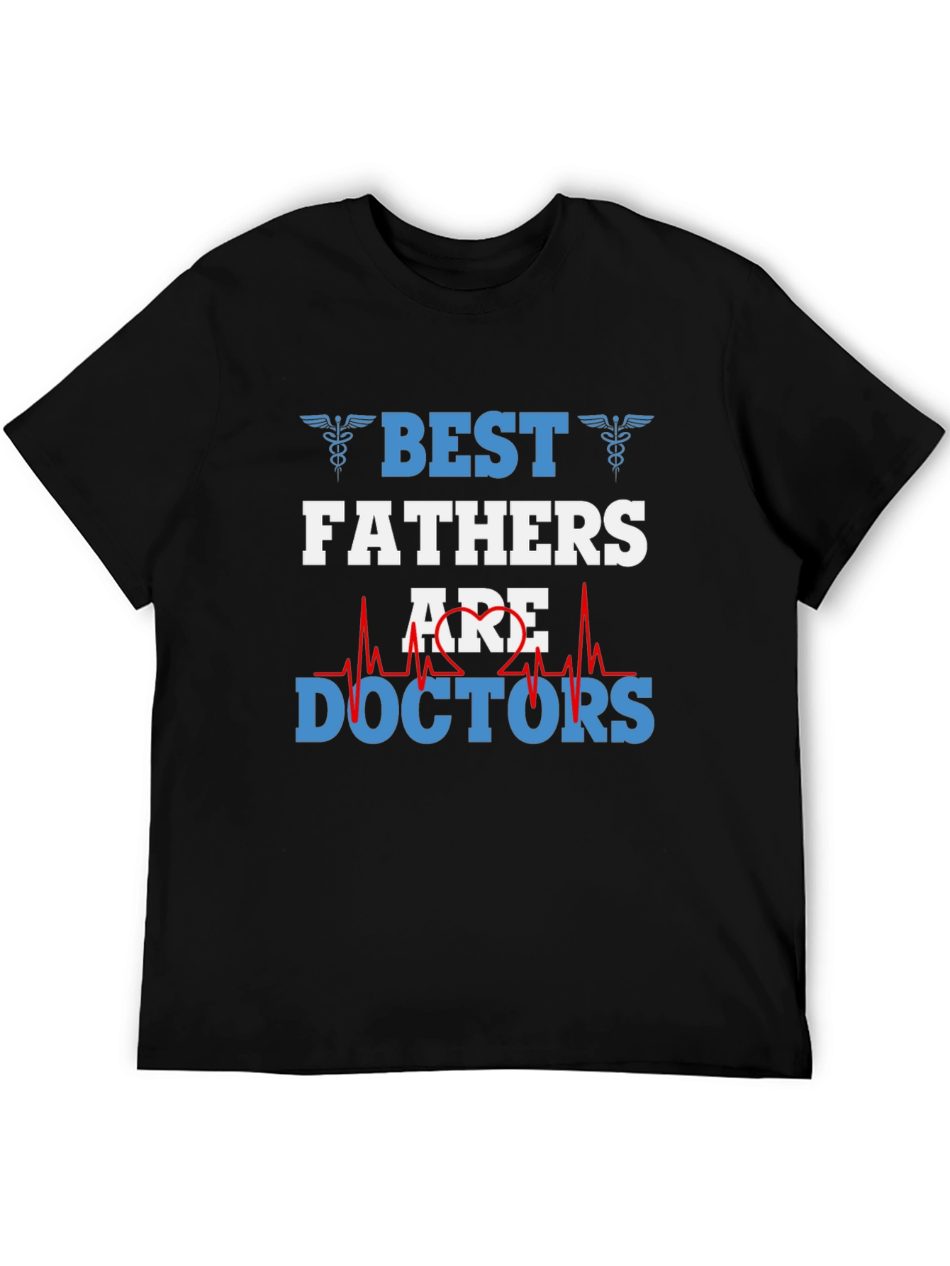 Camiseta Negra Mejores Padres son Doctores