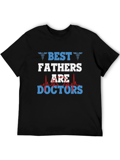 Camiseta Negra Mejores Padres son Doctores