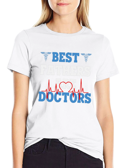 Camiseta Negra Mejores Padres son Doctores