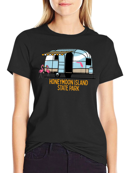 Camiseta Negra Honeymoon Island State Park